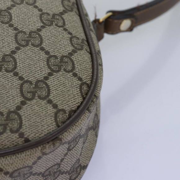 GUCCI GG Supreme Web Sherry Line Clutch Bag PVC Beige Red 89 01 034 Auth yk12747 - Picture 16 of 16